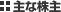 主な株主
